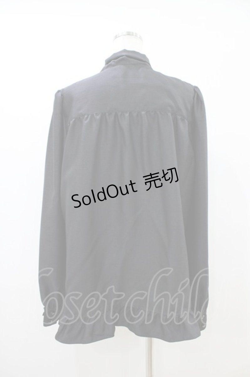 画像2: Enchantlic Enchantilly / ノーブルリボンタイブラウス Free ブラック H-26-04-19-1046-LO-BL-NS-ZH (2)