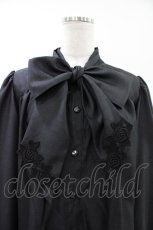 画像3: Enchantlic Enchantilly / ノーブルリボンタイブラウス Free ブラック H-26-04-19-1046-LO-BL-NS-ZH (3)