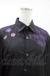 画像3: AXES-X / 矢羽根ＰＴ＆桔梗刺繍シャツ M ブラック H-26-04-19-1047-LO-TO-NS-ZH (3)