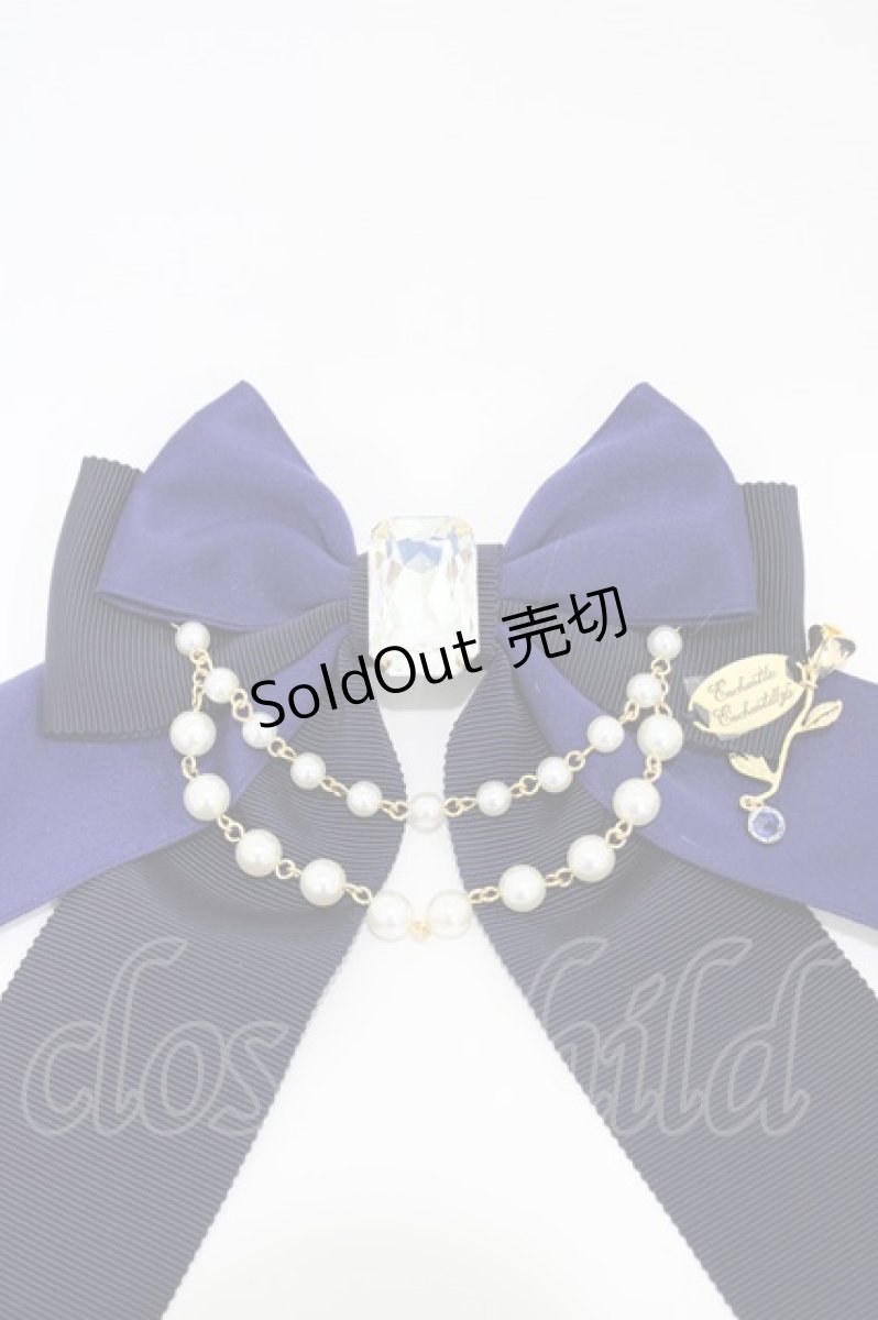画像2: Enchantlic Enchantilly / 宝石箱パールリボンブローチ  ブルー H-26-04-19-1007-LO-ZA-NS-ZH (2)