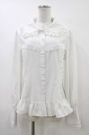 画像1: Infanta（海外ロリータブランド） / フリルブラウス XL 白 H-26-04-19-1053-LO-BL-NS-ZH (1)