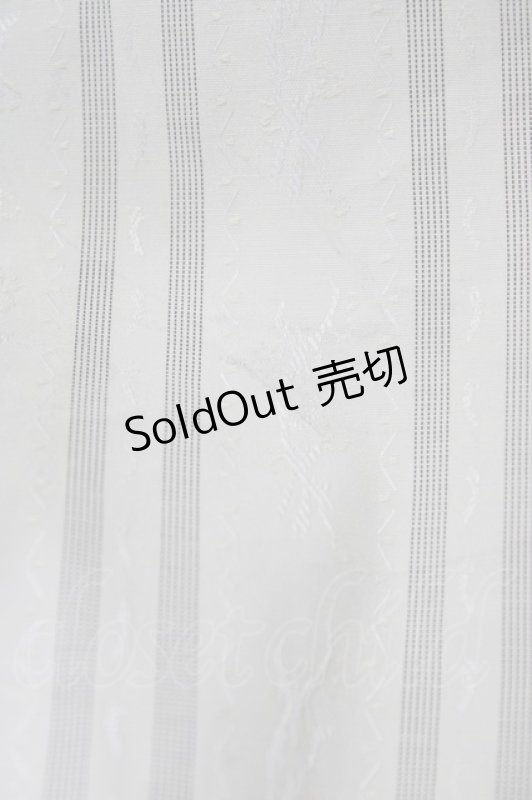 画像3: axes femme / 音符ブローチ付きストライプブラウス M アイボリー H-26-04-19-1054-AX-BL-NS-ZH (3)