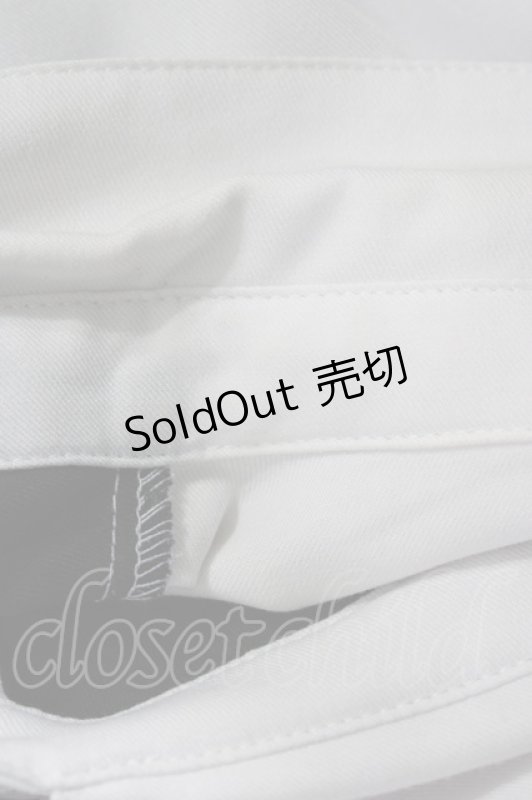 画像3: IRO+IRO / バイカラーシャツ Free オフ/ブラック H-26-04-19-1055-LO-BL-NS-ZH (3)