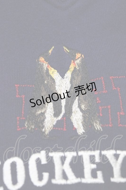 画像3: Karl Helmut / ペンギン刺繍トレーナー M ネイビー H-26-04-19-1057-EL-TO-NS-ZH (3)