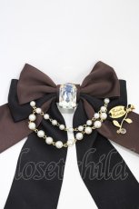 画像2: Enchantlic Enchantilly / 宝石箱パールリボンブローチ  ブラウン H-26-04-19-1009-LO-ZA-NS-ZH (2)