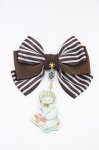 画像1: Enchantlic Enchantilly / ボンネット猫リボンブローチ  ブラウン H-26-04-19-1010-LO-AC-NS-ZH (1)