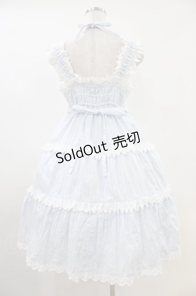 画像2: BABY,THE STARS SHINE BRIGHT / からみ3段ティアードジャンパースカートセット Free サックス H-26-04-19-1018-BA-OP-NS-ZH (2)
