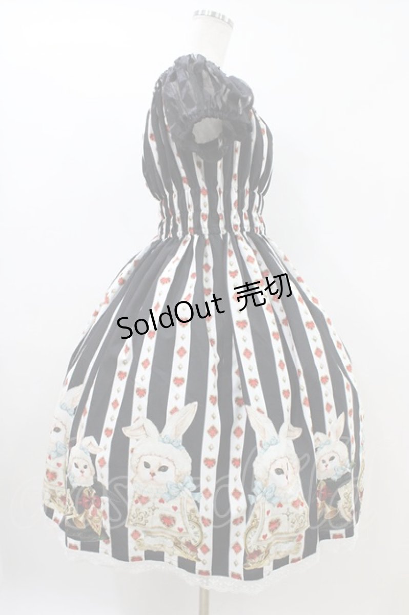 画像3: Enchantlic Enchantilly / 不思議の国のQueenCatワンピース Free ブラック H-26-04-19-1020-LO-OP-NS-ZH (3)
