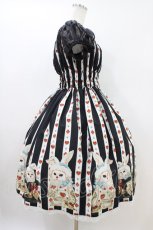 画像3: Enchantlic Enchantilly / 不思議の国のQueenCatワンピース Free ブラック H-26-04-19-1020-LO-OP-NS-ZH (3)
