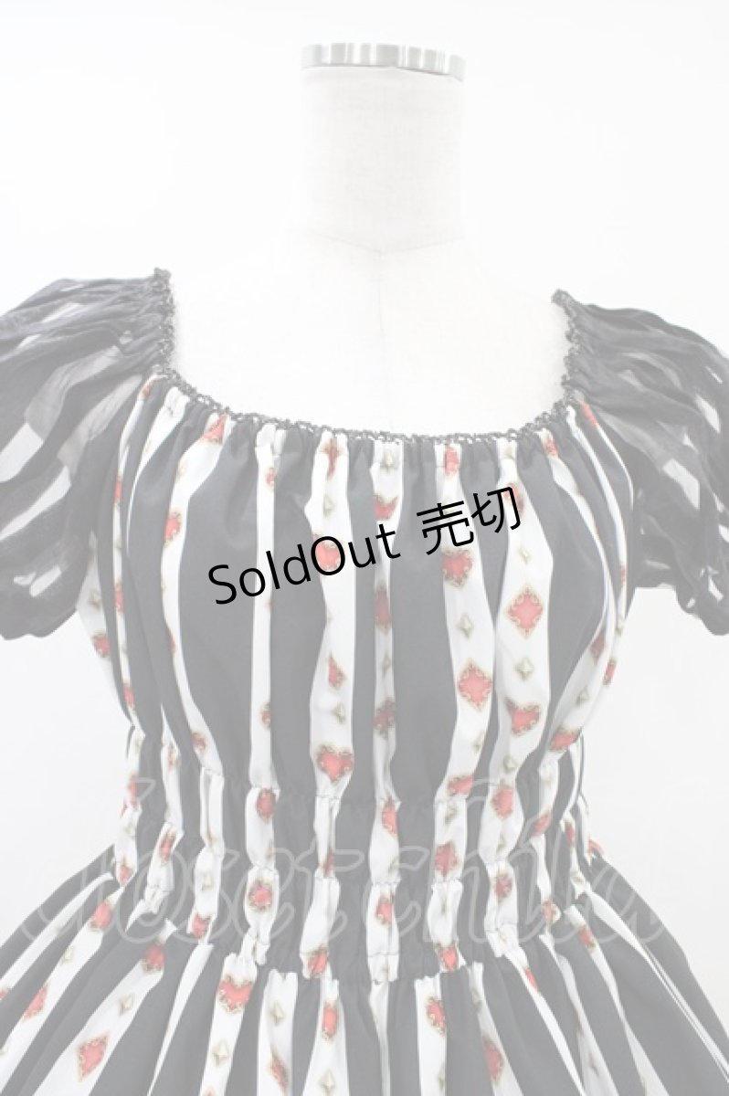 画像4: Enchantlic Enchantilly / 不思議の国のQueenCatワンピース Free ブラック H-26-04-19-1020-LO-OP-NS-ZH (4)