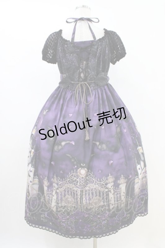 画像2: Enchantlic Enchantilly / 幻影薔薇城~コウモリ公爵からの招待状~ワンピース(紫の夜) Free パープル H-26-04-19-1021-LO-OP-NS-ZH (2)