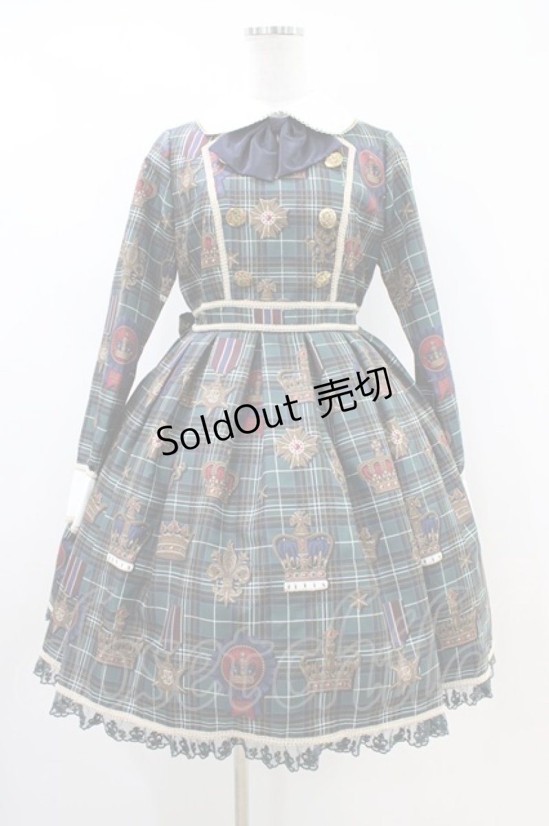 画像1: Angelic Pretty / Antique Crownワンピース FREE グリーン H-26-04-19-1022-AP-OP-NS-ZH (1)
