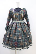 画像1: Angelic Pretty / Antique Crownワンピース FREE グリーン H-26-04-19-1022-AP-OP-NS-ZH (1)