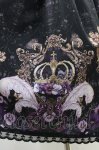 画像4: Enchantlic Enchantilly / すみれ姫の王冠スカート Free ブラック H-26-04-19-1023-LO-SK-NS-ZH (4)