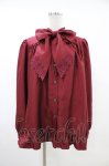 画像1: Enchantlic Enchantilly / ノーブルリボンタイブラウス Free ボルドー H-26-04-19-1025-LO-BL-NS-ZH (1)