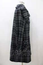 画像2: PEACE NOW / チェックボタンコート M グレー H-26-04-19-2031-PU-CO-AK-ZH (2)