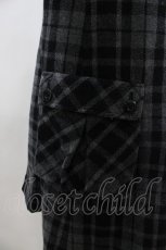 画像5: PEACE NOW / チェックボタンコート M グレー H-26-04-19-2031-PU-CO-AK-ZH (5)