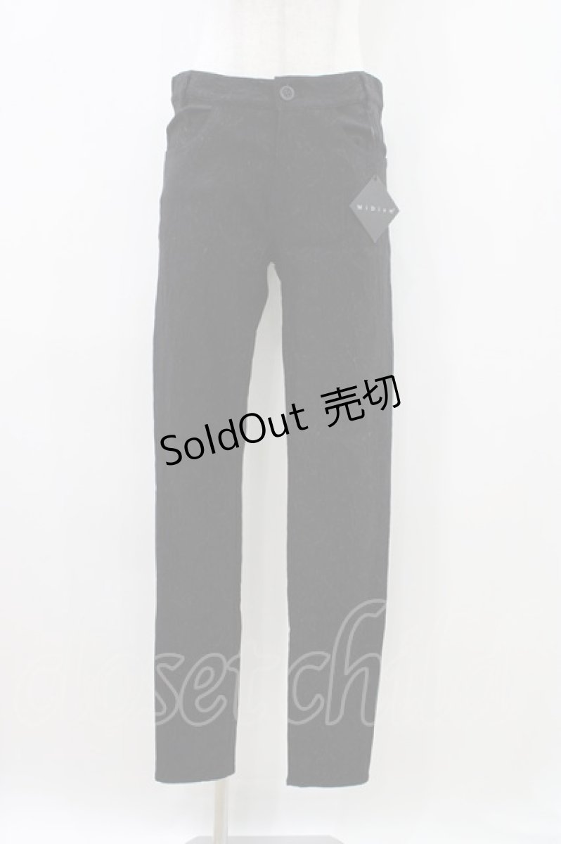 画像1: MiDiom / Thorn JQ Skinny Pants M 黒 H-26-04-19-2007-PU-PA-AK-ZH (1)