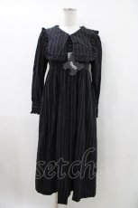 画像1: Sheglit / アネモネのフリルワンピース M 黒 H-26-04-19-2012-EL-OP-AK-ZH (1)