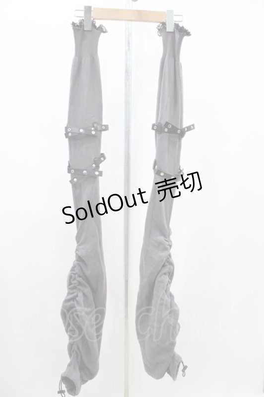 画像3: DimMoire / 十字の誓いニーハイウォーマー  グレー H-26-04-19-2002-0-ZA-KB-ZH (3)