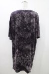 画像2: MiDiom / Tie Dye Print Big Tee M 黒 H-26-04-19-2016-PU-TO-AK-ZH (2)