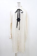 画像1: MiDiom / Shadow Dot Long Shirt M 白 H-26-04-19-2017-PU-BL-AK-ZH (1)