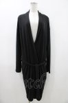 画像1: MiDiom / Big Gown Cardigan M 黒 H-26-04-19-2020-PU-TO-AK-ZH (1)