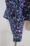 画像5: Sheglit / "Fleur"クラシカルブラウス M 紺 H-26-04-19-2022-EL-BL-AK-ZH (5)