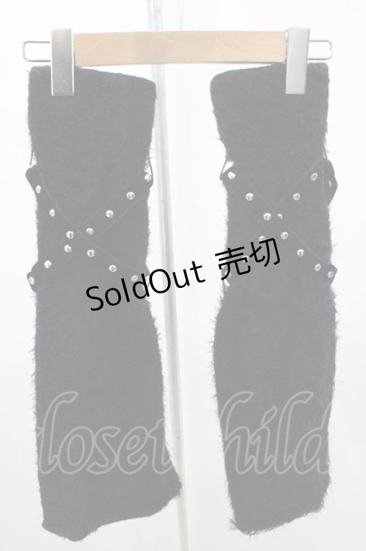 画像3: DimMoire / 拘束ふわふわレッグウォーマー  ブラック H-26-04-19-2003-0-ZA-KB-ZH (3)