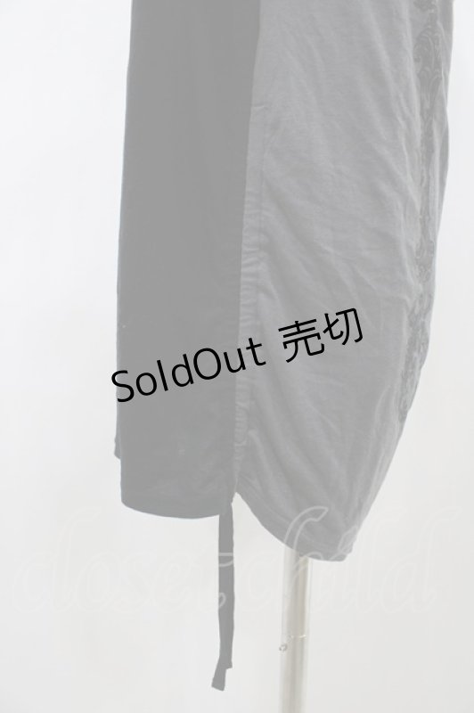 画像3: BPN / ドレープレイヤードカットソー M 黒×グレー H-26-04-19-2025-GO-TO-AK-ZH (3)