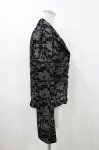 画像2: BPN / 花柄フロッキージャケット M 黒 H-26-04-19-2028-GO-JA-AK-ZH (2)