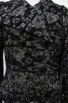画像4: BPN / 花柄フロッキージャケット M 黒 H-26-04-19-2028-GO-JA-AK-ZH (4)