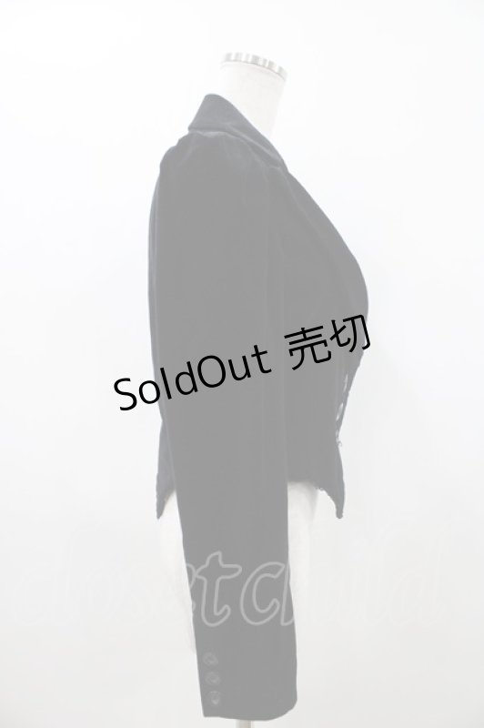 画像2: BPN / レース別珍ジャケット M 黒 H-26-04-19-2029-GO-JA-AK-ZH (2)