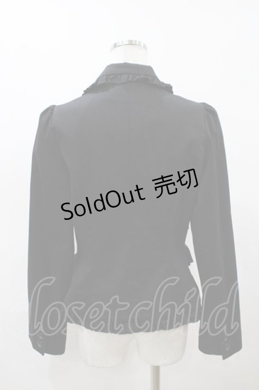 画像3: PEACE NOW / フリルボタンジャケット M 黒 H-26-04-19-2030-PU-JA-AK-ZH (3)