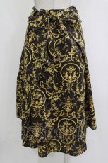 画像3: Jane Marple Dans Le Salon / Marie Antoinetteのwrapped skirt  黒 H-26-04-20-029-JM-SK-KB-ZH (3)