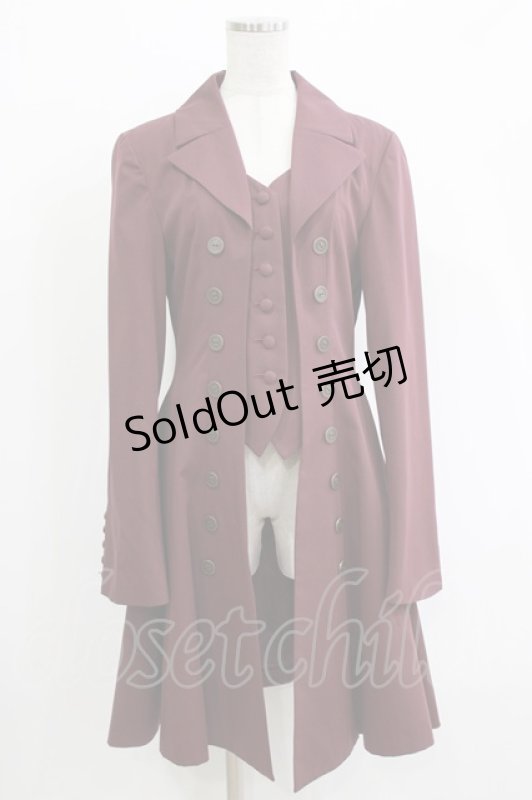 画像1: ATELIER BOZ / ローランドジャケット  ボルドー H-26-04-20-033-EL-CO-KB-ZH (1)