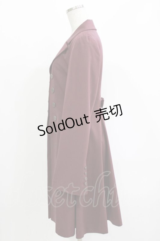 画像2: ATELIER BOZ / ローランドジャケット  ボルドー H-26-04-20-033-EL-CO-KB-ZH (2)