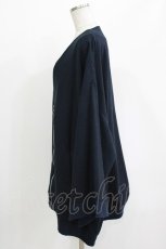 画像2: gouk / フロントZIPロング羽織  紺 H-26-04-20-038-GO-TO-KB-ZH (2)
