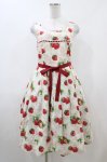 画像1: Emily Temple cute / Dear Strawberryノースリーブワンピース  アイボリー H-26-04-20-1030-ET-OP-KB-ZH (1)