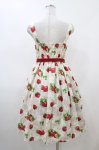 画像2: Emily Temple cute / Dear Strawberryノースリーブワンピース  アイボリー H-26-04-20-1030-ET-OP-KB-ZH (2)
