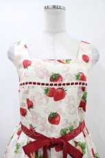 画像4: Emily Temple cute / Dear Strawberryノースリーブワンピース  アイボリー H-26-04-20-1030-ET-OP-KB-ZH (4)