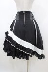 画像2: Ozz oneste / Spring Rose Carolアシメスカート  黒 H-26-04-20-1034-OO-SK-AK-ZH (2)