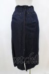 画像2: Jane Marple Dans Le Salon / コットンリネンデニムバギースカート  インディゴ H-26-04-20-1048-JM-SK-KB-ZH (2)