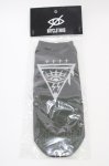 画像1: KRY CLOTHING / スニーカーソックス  黒 H-26-04-20-1002-EL-ZA-KB-ZH (1)