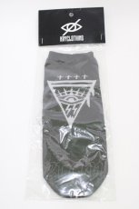 画像1: KRY CLOTHING / スニーカーソックス  黒 H-26-04-20-1002-EL-ZA-KB-ZH (1)