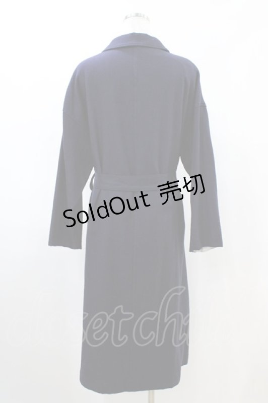 画像2: Jane Marple Dans Le Salon / ウールロングコート  ネイビー H-26-04-20-1016-JM-CO-KB-ZH (2)