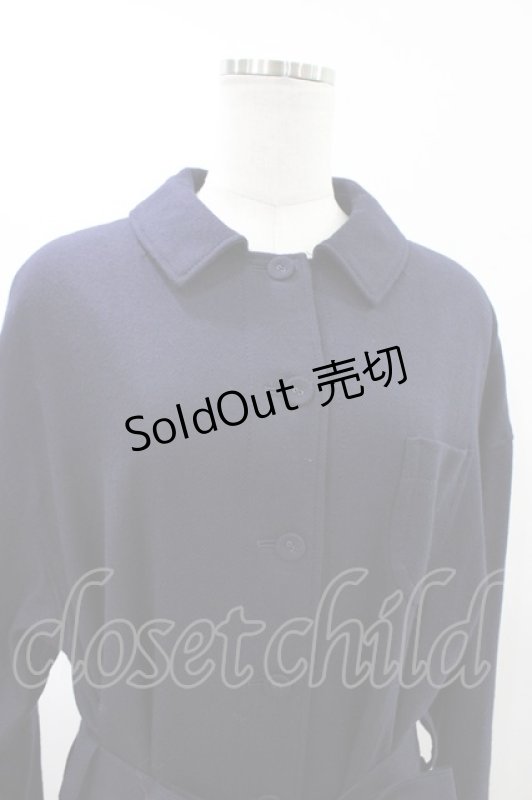 画像4: Jane Marple Dans Le Salon / ウールロングコート  ネイビー H-26-04-20-1016-JM-CO-KB-ZH (4)