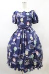 画像1: Melody BasKet / Sky Balloonラウンドカラーワンピース M ナイトネイビー H-26-04-20-1022-LO-OP-KB-ZH (1)