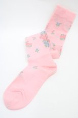 画像1: Jane Marple / Ranunculus over-knee  ピンク H-26-04-20-1004-JM-ZA-KB-ZH (1)