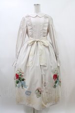 画像1: Maison de minette / Skirt collage dress  ピンクアイボリー H-26-04-20-1027-LO-OP-KB-ZH (1)